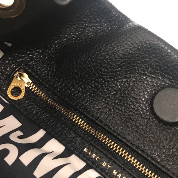 Marc Jacob Tote Hobo Black Leather Women's Bag - Picture 10 of 16